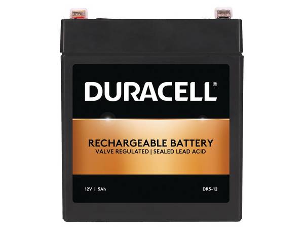Duracell 12V 5Ah VRLA Security Battery Security & Alarm Systems