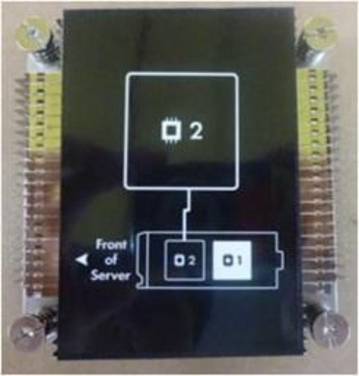 HPE PROCESSOR TWO HEATSINK