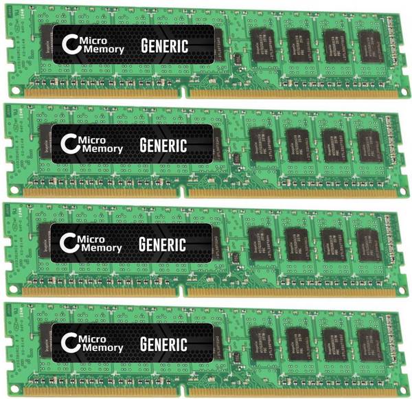 CoreParts DDR3 - Kit - 32 GB- 4 x 8 GB - DIMM 240-PIN
