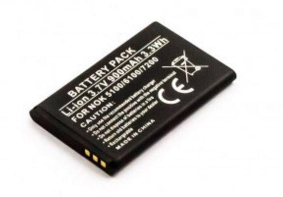 CoreParts Battery for Mobile 3.3Wh Li-ion 3.7V 900mAh Nokia