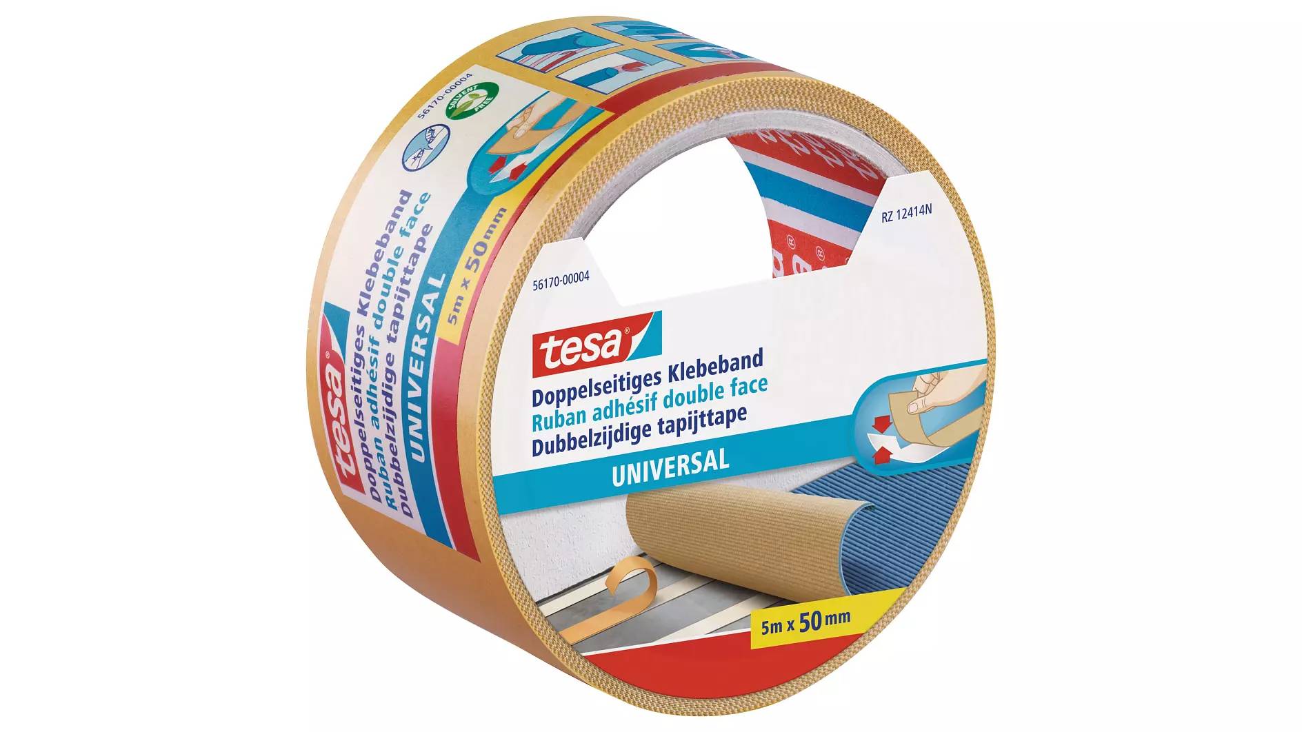 Tesa Doppelseitiges Klebeband - 50 mm x 5 m-1