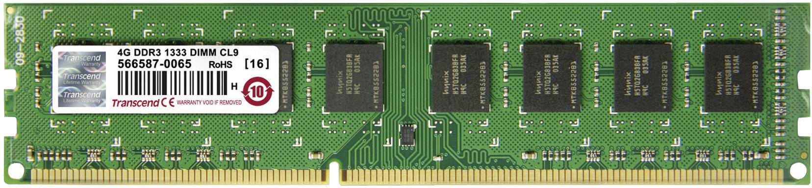 DDR3-RAM 4GB PC3-10.666 CL9 Transcend