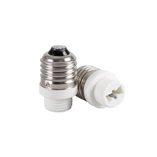 2x Lampensockel Adapter Konverter E27 Fassung auf G9 Sockel Lampenadapter