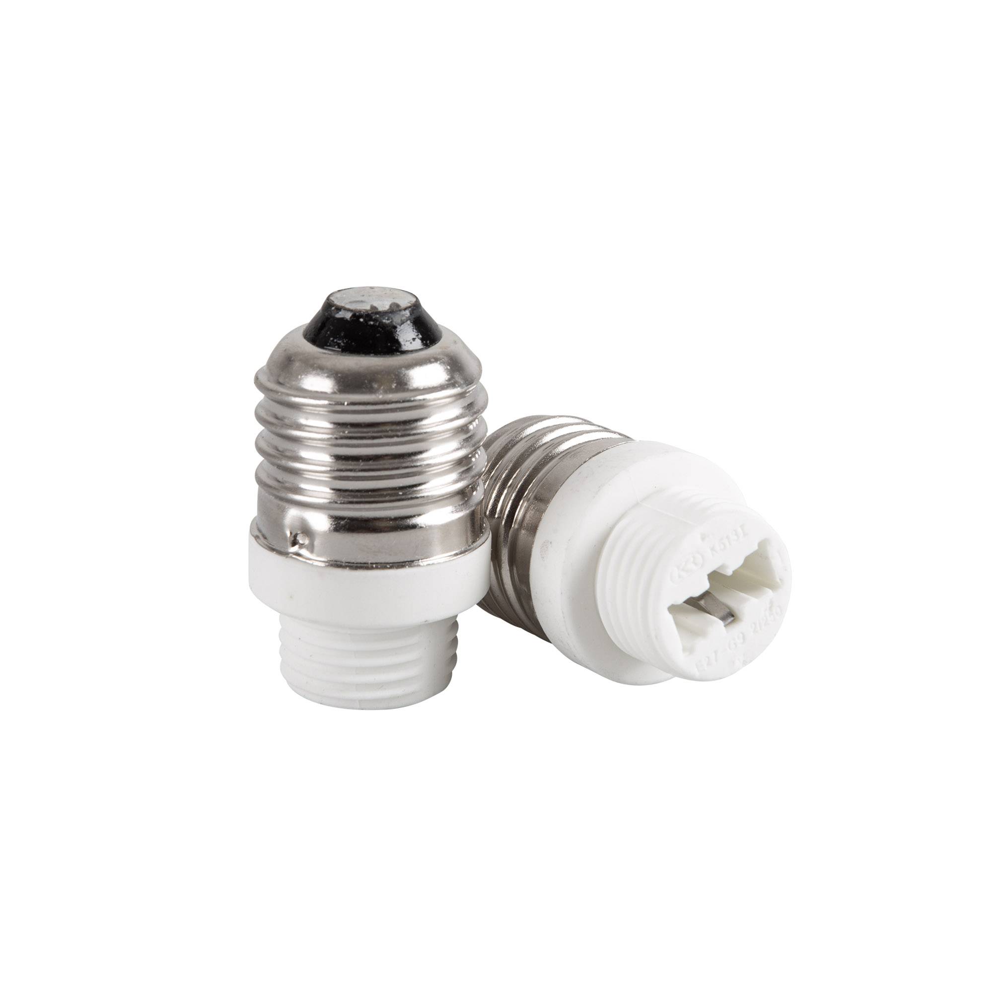 2x Lampensockel Adapter Konverter E27 Fassung auf G9 Sockel Lampenadapter-0