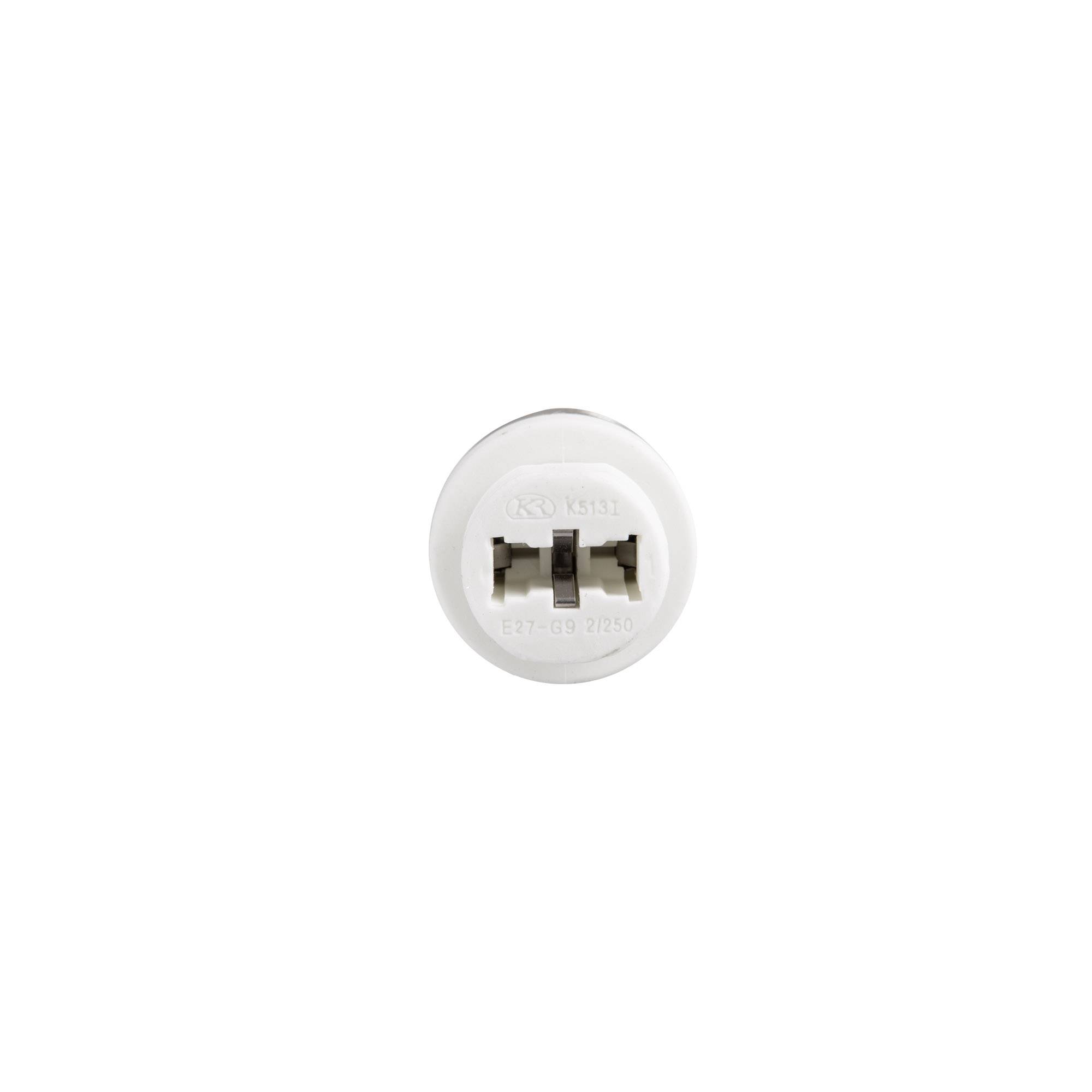 2x Lampensockel Adapter Konverter E27 Fassung auf G9 Sockel Lampenadapter-3