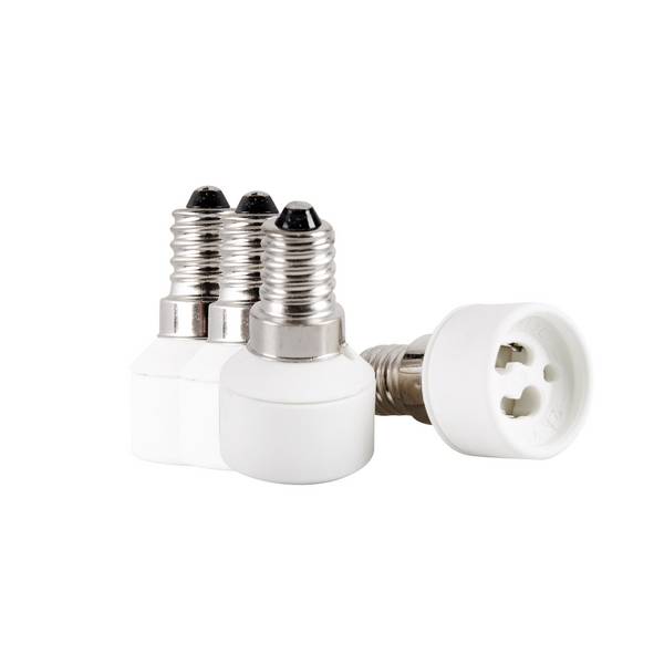 4x lampenfassung Adapter Konverter E14 Fassung auf G9 Sockel Lampenadapter
