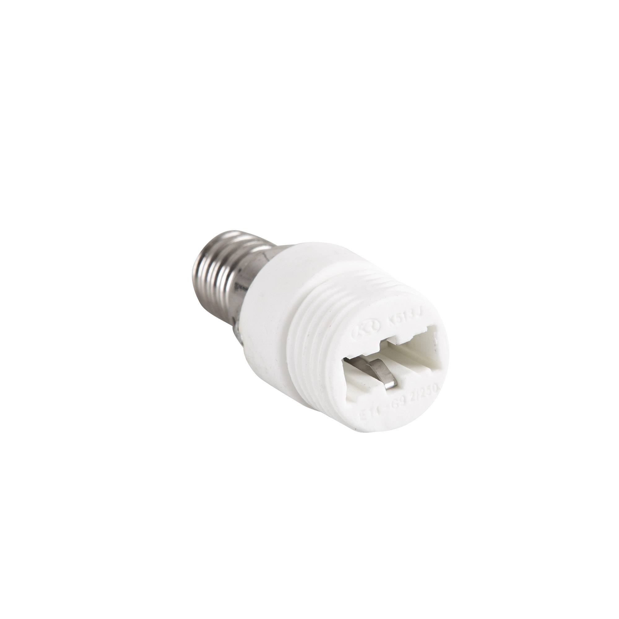 2x Lampensockel Adapter Konverter E14 Fassung auf G9 Sockel Lampenadapter-4