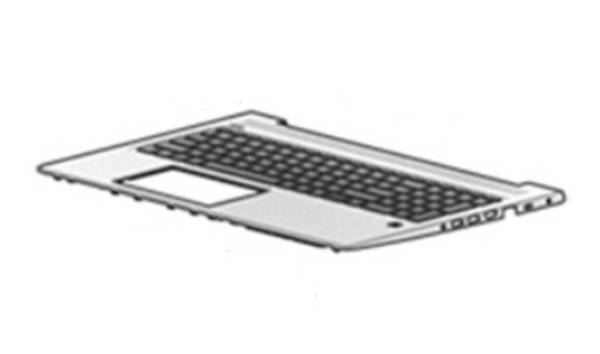 HP Top Cover w/Kb Cp Bel L45091-A41 Housing base+ - Tastatur - AZERTY