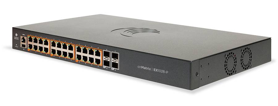 Cambium Networks cnMatrix EX1028-P - Switch - managed - 24 x 10/100/1000 (PoE+)-1