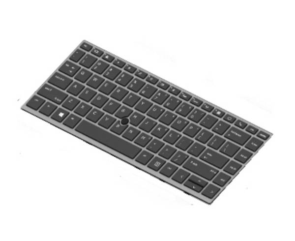 HP  Ersatztastatur Notebook - hinterleuchtet - TL: Italienisch, QWERTY