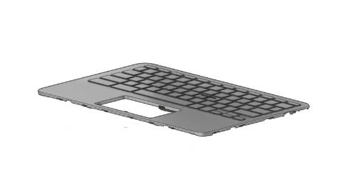 HP SPS-Topcover w/KBD DSG STD TP INTL L92833-B31 Housing base - Tastatur - QWERTY-0