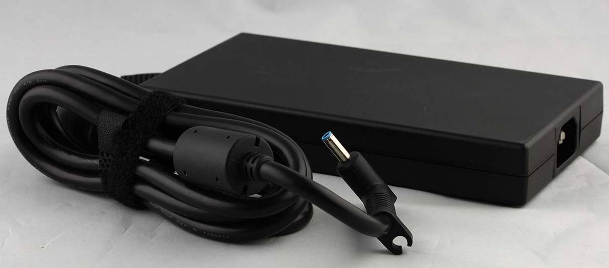 HP AC power adapter (200 watt) 4.5mm barrel connector Requires separate 3-wire AC power cord-1