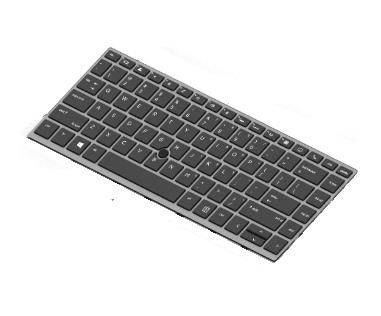 HP KYBD SR -EURO No backlight - Tastatur - QWERTY-0