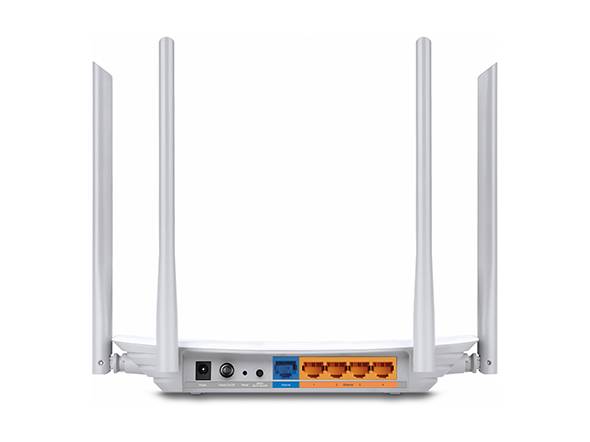 Archer C50, Wi-Fi 5 802.11ac , Dual-band 2.4 GHz-5 GHz , Built-in Ethernet port-0
