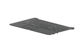 HP Ersatztastatur Notebook - Französisch - mit obere Abdeckung - für HP 470 G7 (without optical drive)-0