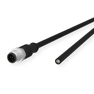 METZ CONNECT Sensor-/Aktorltg., M12-ST A-kodiert, gerade-freies Ende, ungeschirmt, 5polig, PUR, 10 m-0