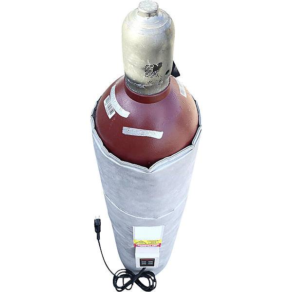 Gasflaschen-Heizmantel für Ø 232 - 270 mm max. 40 °C 435 W. Kuhlmann Electro-Heat A S-0