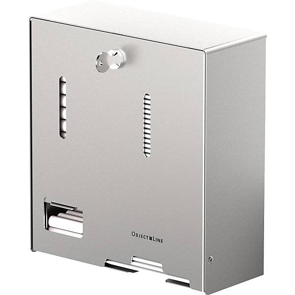 Tampon/Bindenspender aus Edelstahl abschließbar. CWS Hygiene Deutschland GmbH & Co. KG 77260249-0