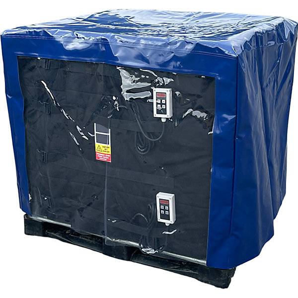 IBC-Heizmantel max. 90 °C digital 2 x 1000 W für 1000-l-IBC. Kuhlmann Electro-Heat A S