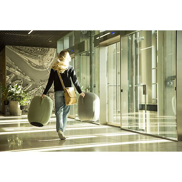 VLUV KAPSUL STOV Balancehocker M Sitzhöhe 480 - 520 mm Polyester grau. VLUV GmbH & Co. KG 77081649-1