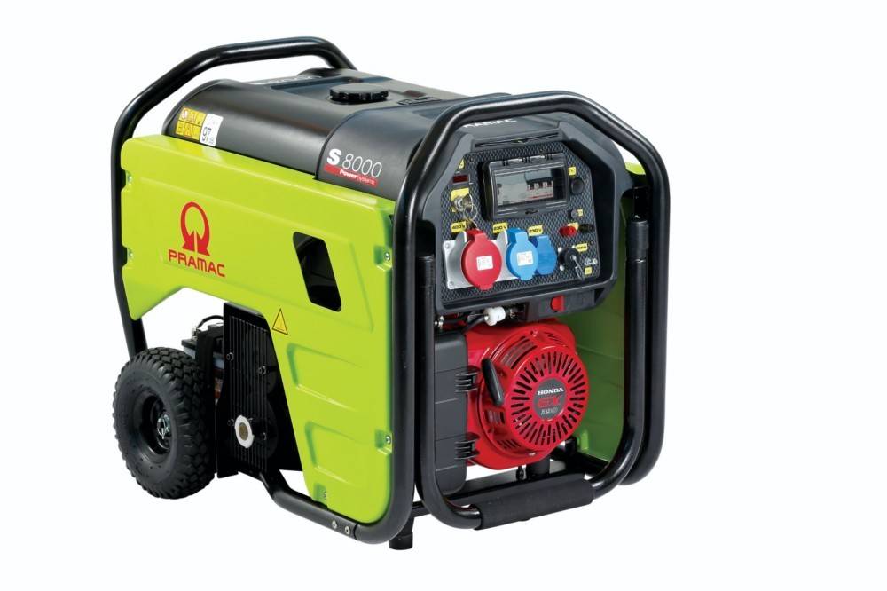 PRAMAC S8000 - Benzin Stromerzeuger (400V | 389 cm³ Hubraum | 3 Phasen | 50 Hz | IPP | AVR | HDE | E-Start)-0