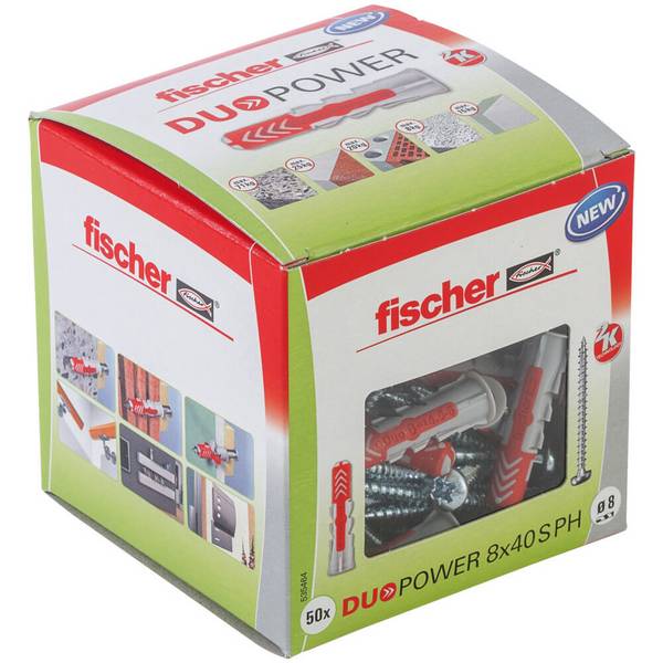 Fischer 50x DUOPOWER 8 x 40 mm S PH LD - 535464