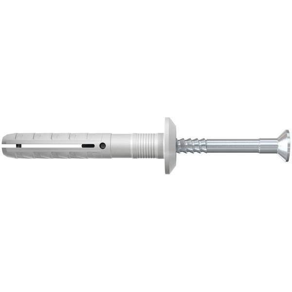 Fischer 100x Nageldübel N 6  x  40/7 P Nagelschraube - 48795