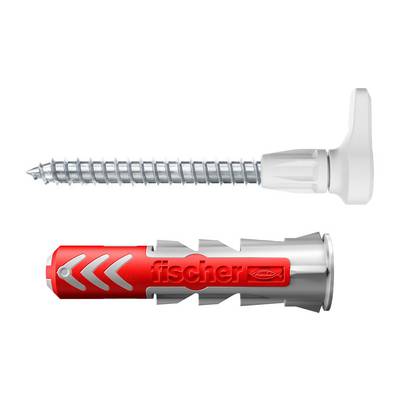 fischer 564169, Schraubhaken & Dübelsatz, Autoklaven-Porenbeton, Mauerziegel, Beton,-0
