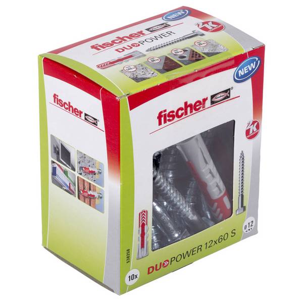 Fischer 10x DUOPOWER 12 x 60 mm S LD - 538258