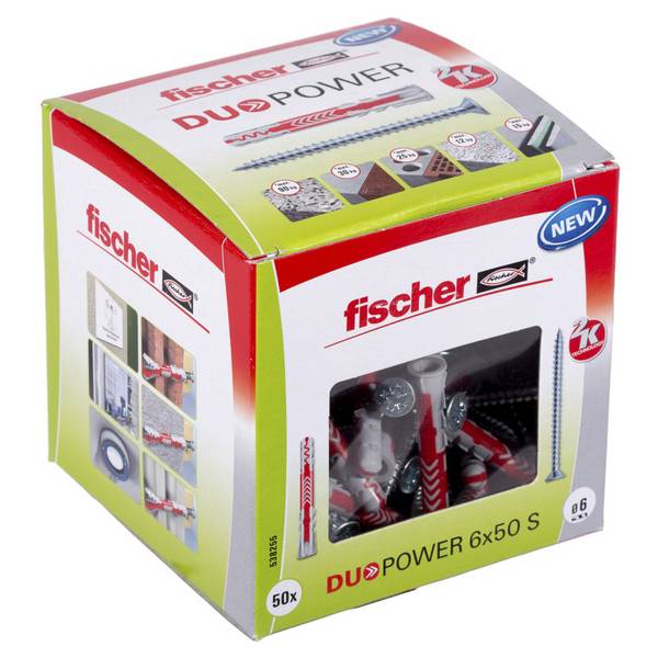 Fischer 50x DUOPOWER 6 x 50 mm S LD - 538255