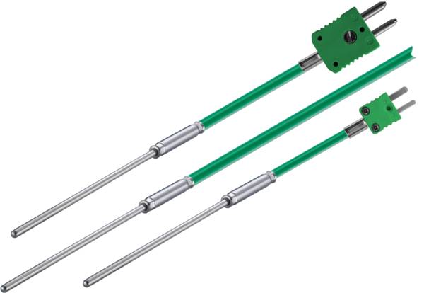 Mantelthermoelement Typ K 1,5x100mm 2m Silikon