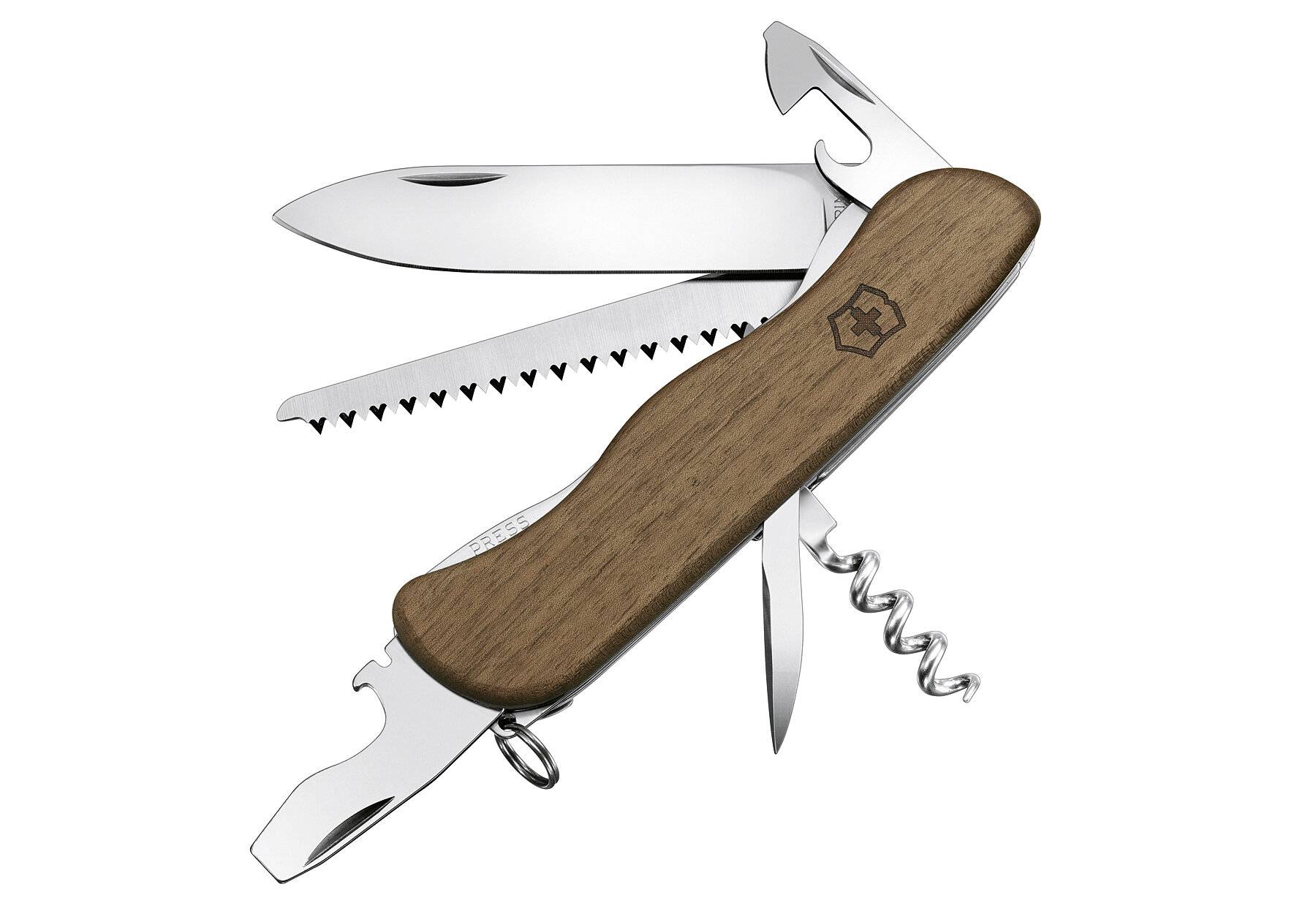 Victorinox Schweizer Taschenmesser, Forester, Swiss Army Knife, Multitool, 10 Funktionen
