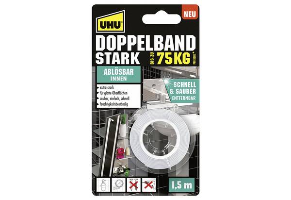 UHU DOPPELBAND, ABLÖSBAR 1,5m,