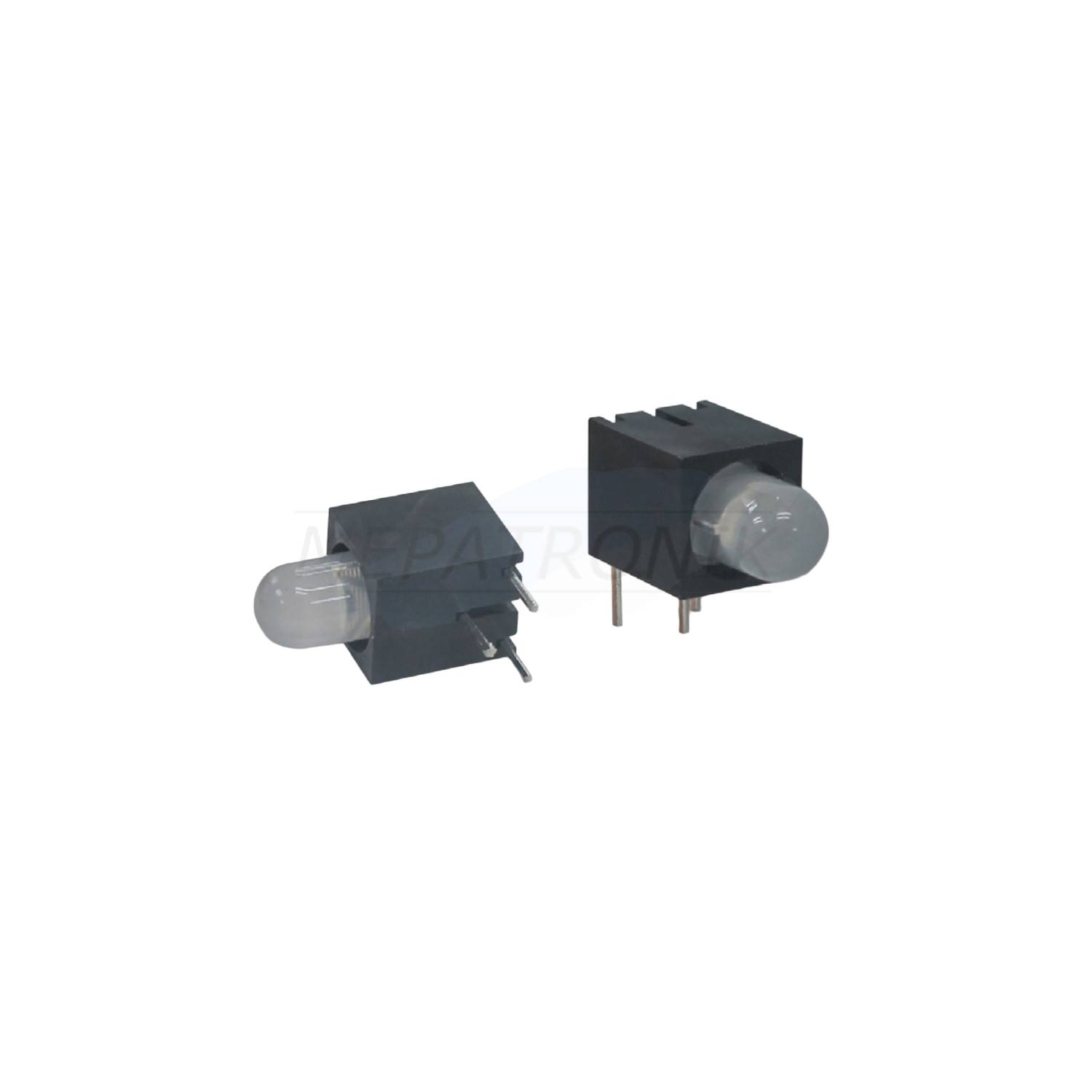 L-59BL/1GEW LED5MM WEISS Kunststoffblock-RECHTWINKLIG LEUCHTDIODE GRÜN/ROT THT Kingbright | Set 500 Stück-0