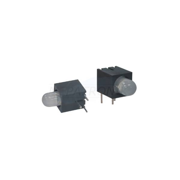 L-59BL/1GEW LED5MM WEISS Kunststoffblock-RECHTWINKLIG LEUCHTDIODE GRÜN/ROT THT Kingbright | Set 500 Stück