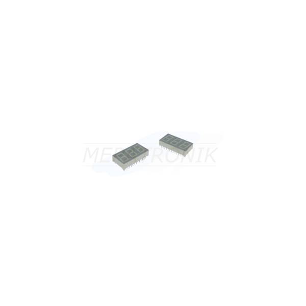 BA56-12SURKWA 7-Segment-Anzeige-3 ZEICHEN LEUCHTDIODE ROT THT Kingbright | Set 13 Stück