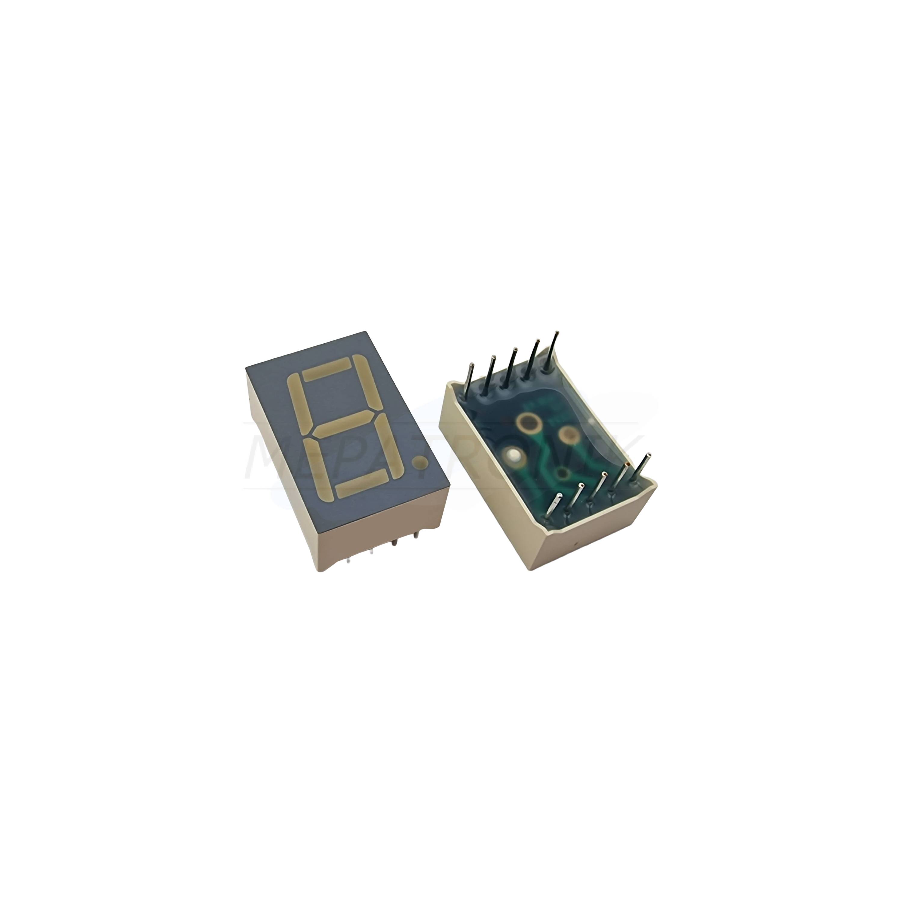 SA15-11SURKWA 7-SEGMENT-ANZEIGE LEUCHTDIODE ROT THT Kingbright | Set 15 Stück-0