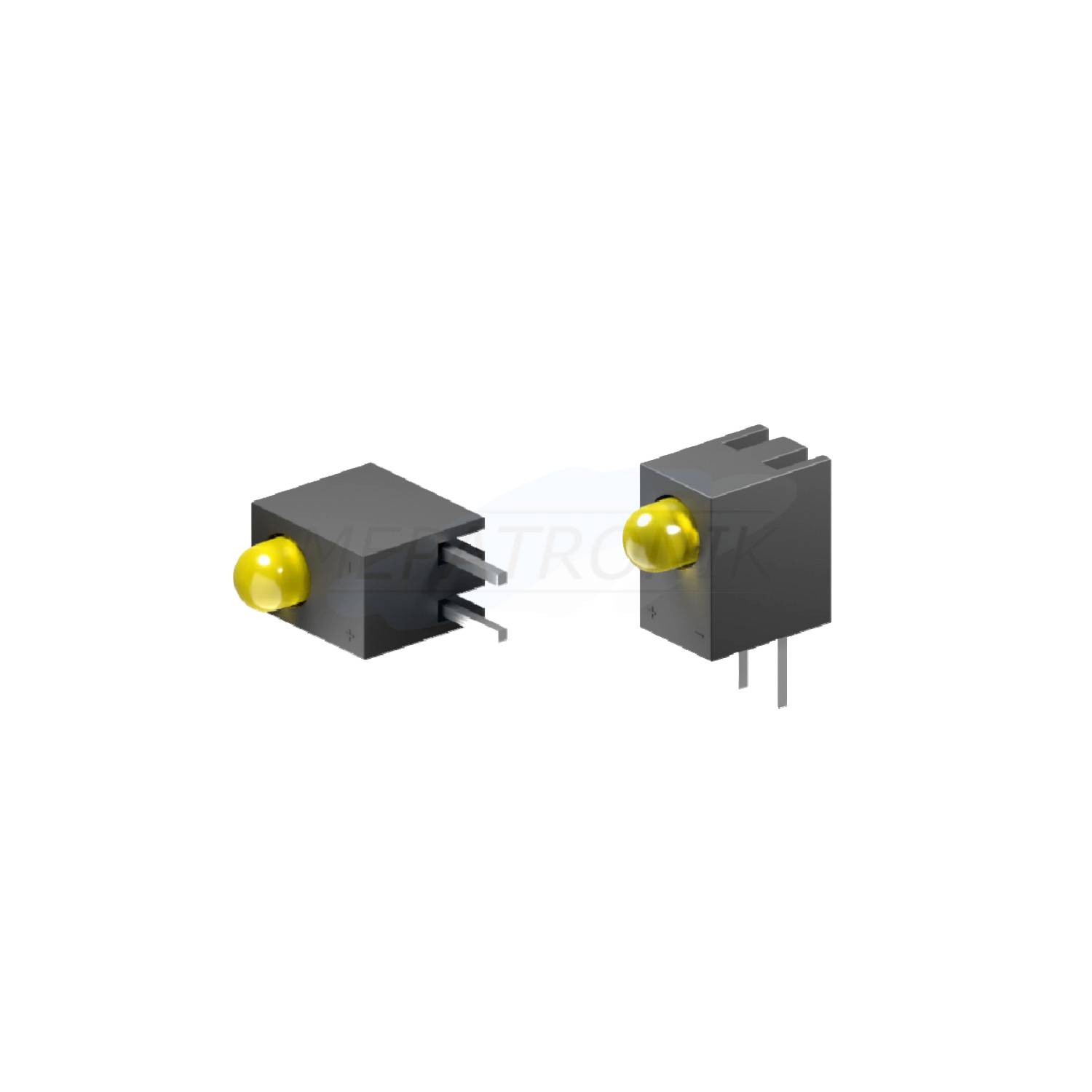 L-710A8EW/1YD LED3MM GELB KUNSTSTOFFBLOCK SINGLE-LEVEL LEUCHTDIODE THT Kingbright | Set 500 Stück-0