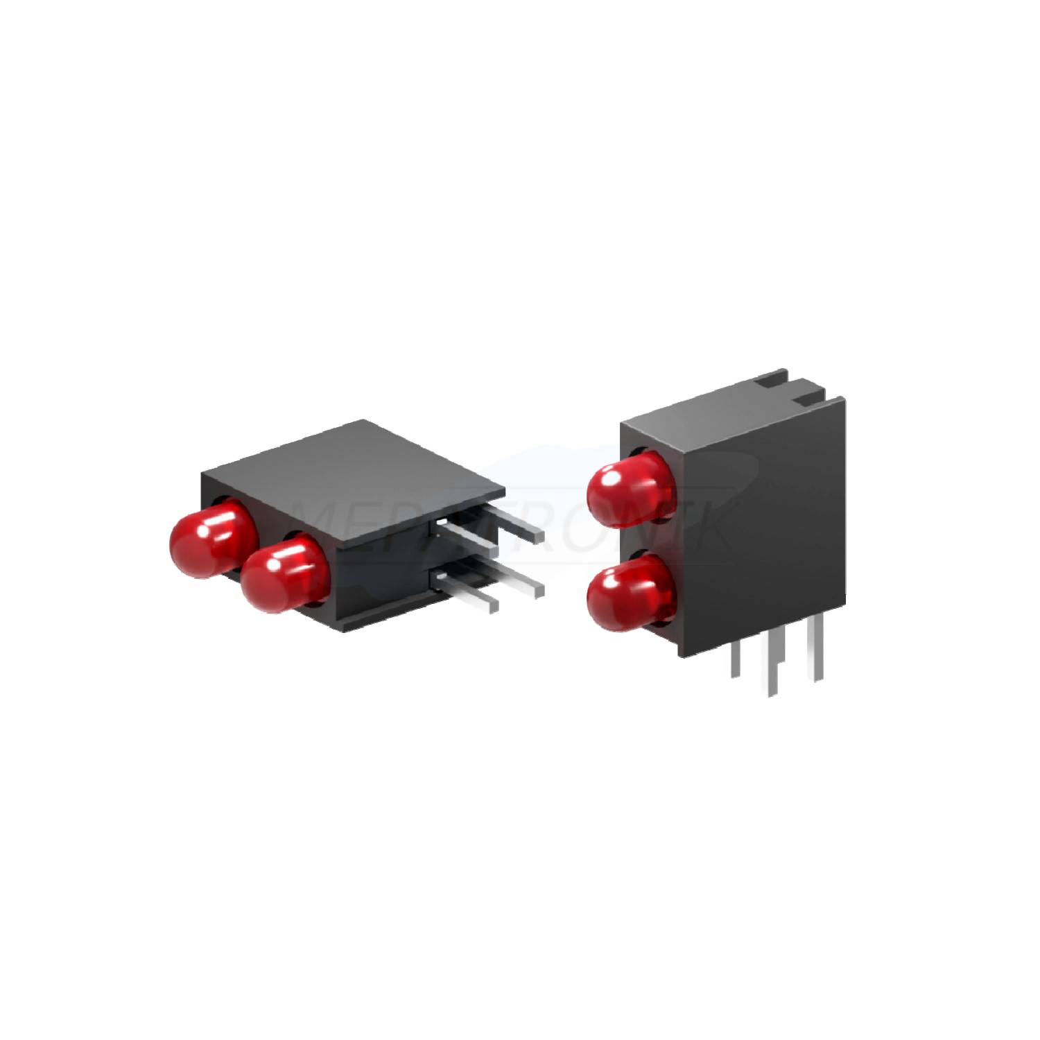 L-934EB/2ID LED3MM ROT KUNSTSTOFFBLOCK BI-LEVEL LEUCHTDIODE THT Kingbright | Set 500 Stück-0