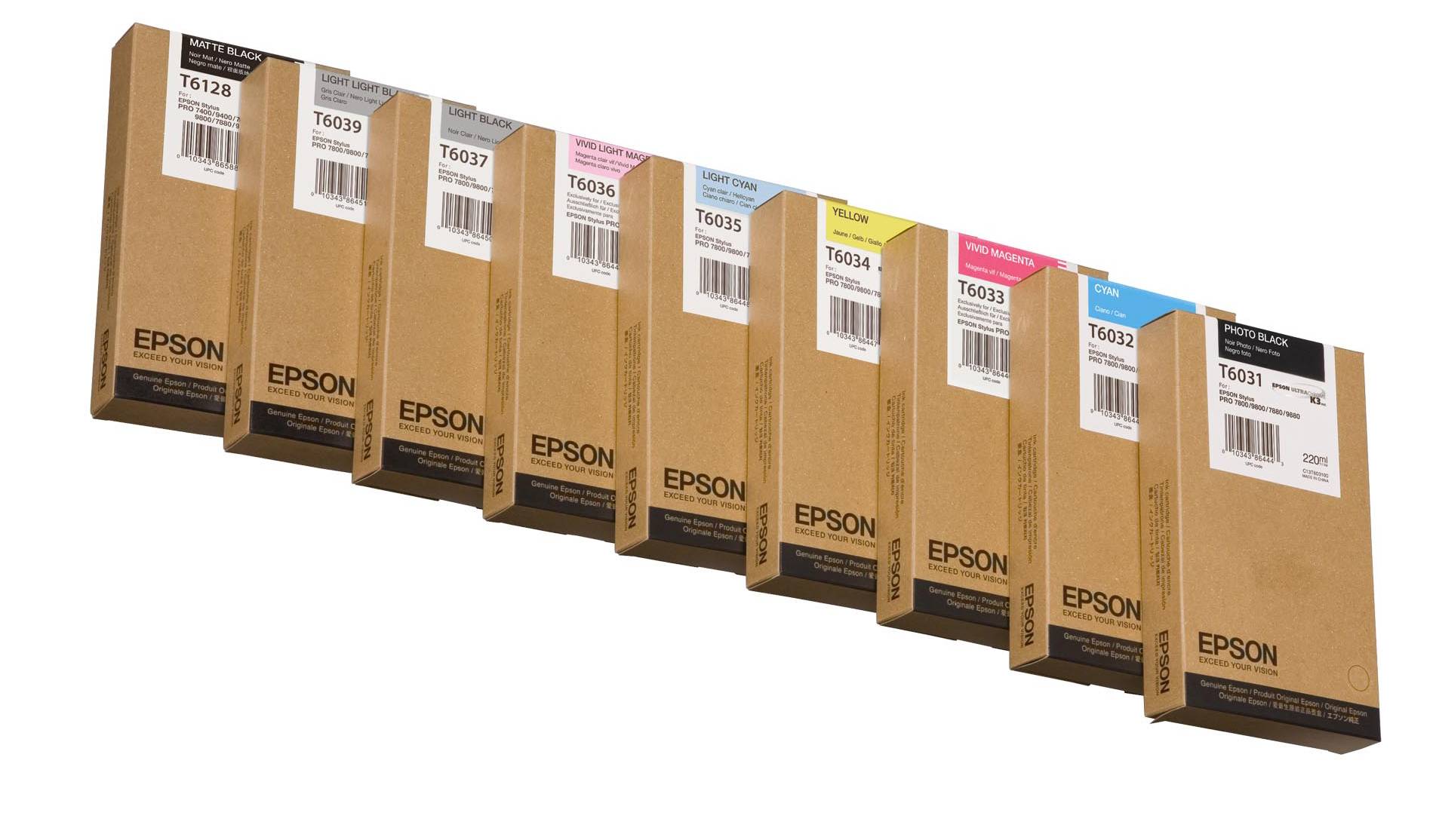 Epson T6034 - 220 ml - Gelb - Original - Tintenpatrone - für Stylus Pro 7800, Pro 7880, Pro 9800, Pro 9880-1
