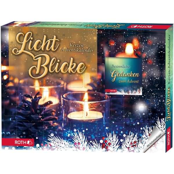 Adventskalender 'Kerzen-Adventskalender - Lichtblicke' bestückt-0