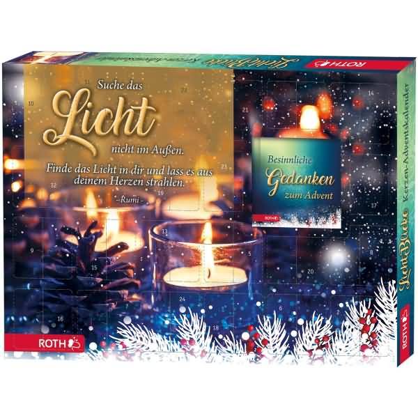 Adventskalender 'Kerzen-Adventskalender - Lichtblicke' bestückt-1