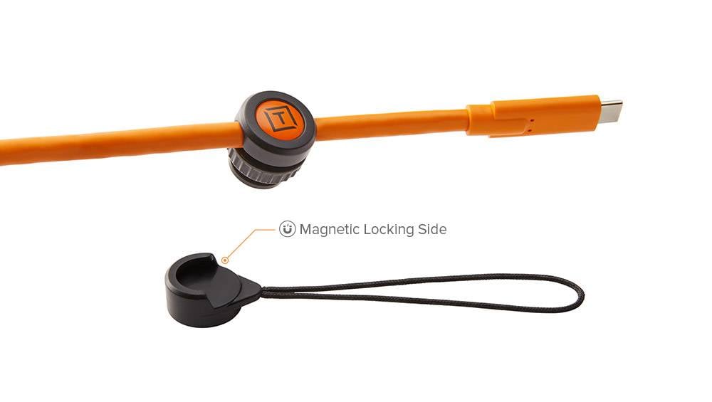 Tether Tools TetherGuard Camera Support, Kabelhalter, Universal, Schwarz, Orange-1