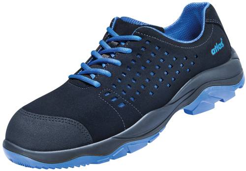ESD Halbschuh BS 40 blue 2.0, O1, Sportline, Unisex, schwarz/royal blau, Größe 42-0