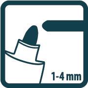 Pica-Marker Permanent Marker 1-4mm, INSTANT WHITE 522/52-2