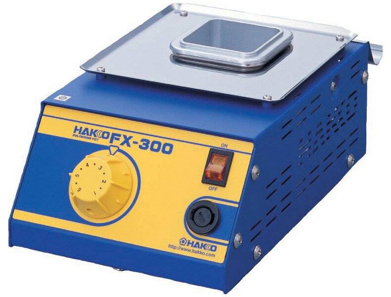Lötbad mit 50x50 mm Löttopf, max. Temperatur 450°-0