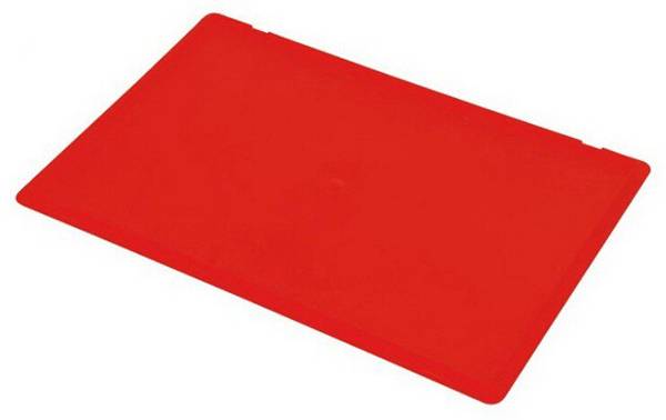 ESD IDP-STAT® Hakendeckel, ableitfähig, rot, 400 x 300 mm