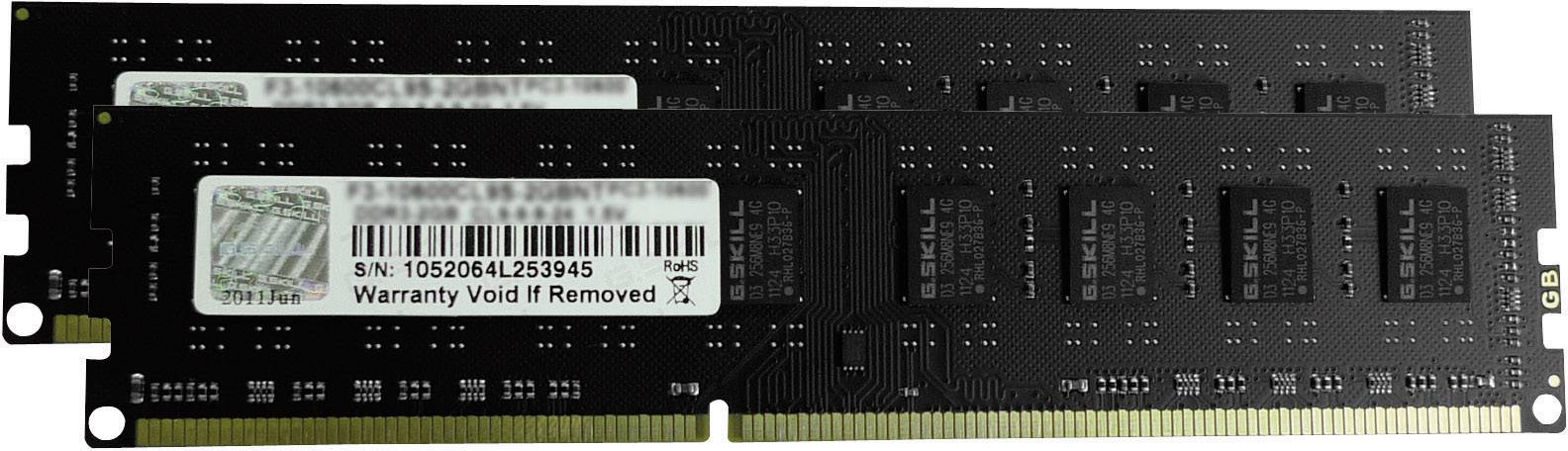 G.Skill G.Skill NT Series - DDR3 - Kit - 8 GB: 2 x 4 GB PC-Arbeitsspeicher Kit GB 1333 MHz 240pin DIMM F3-10600CL9D-8GBN-0