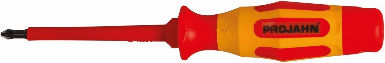 Projahn Universal VDE Schraubendreher 6-in-1 für Kreuzschlitz-Schrauben PH und PZ-0