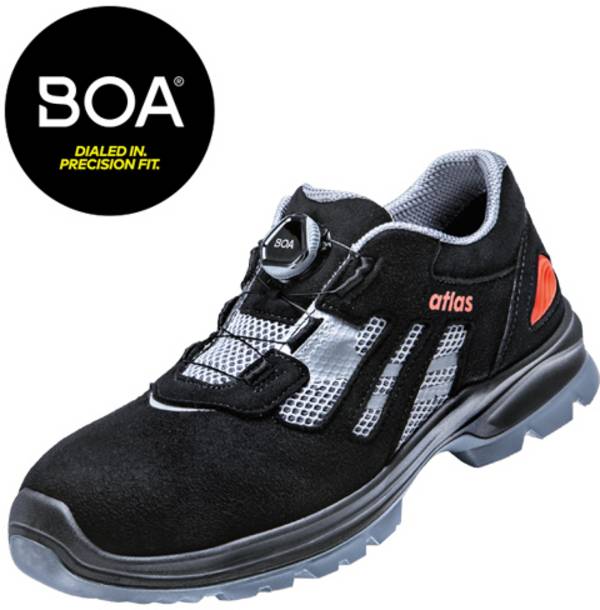 ESD Halbschuh FLASH 3205 XP BOA, S1P, Sportline, Unisex, schwarz/grau, Größe 42
